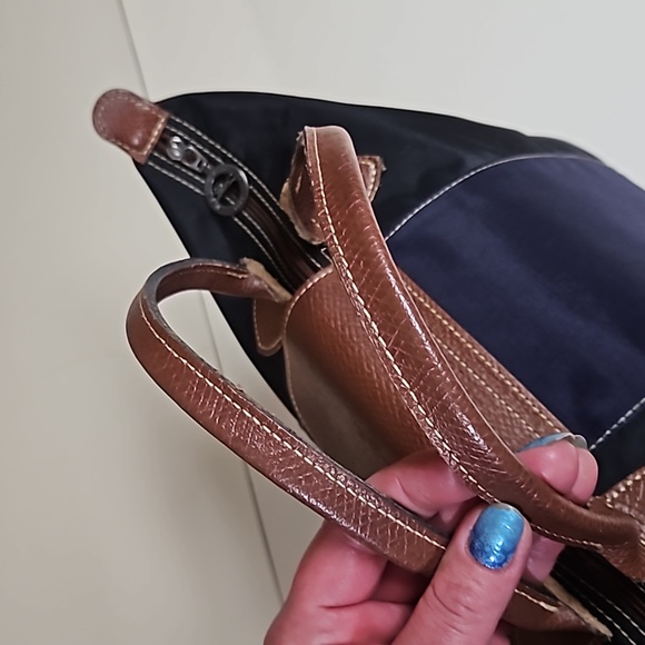 Longchamp Purple and Black Tote Bag - Picture 10 of 17